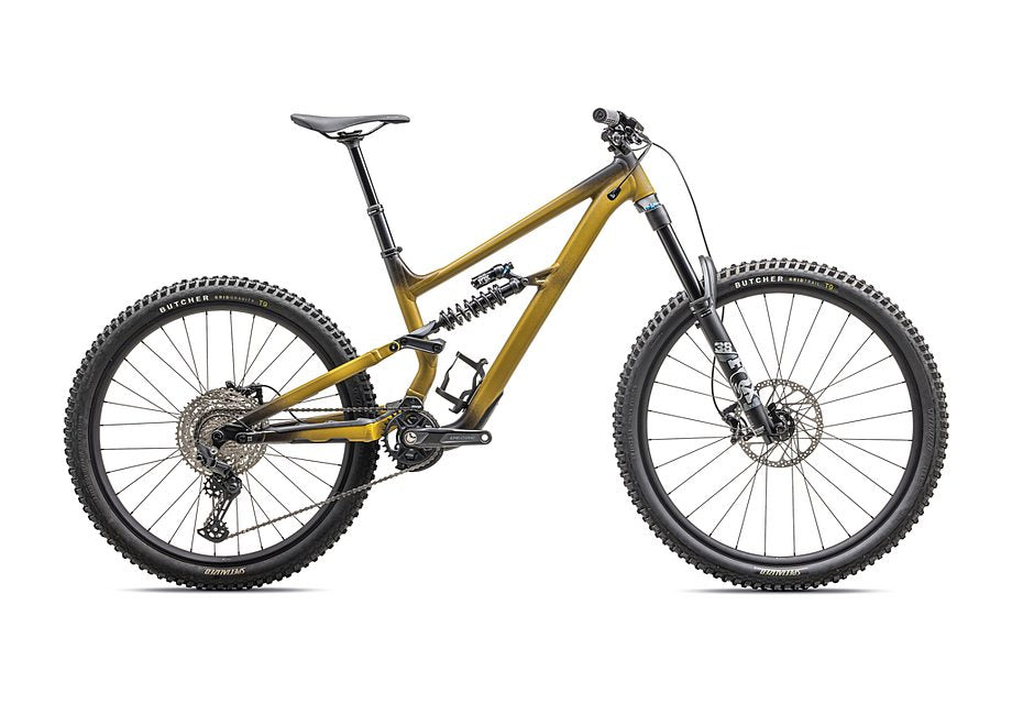 2025 Specialized status 170 2 bike satin harvest gold tint / obsidian / dune white s4