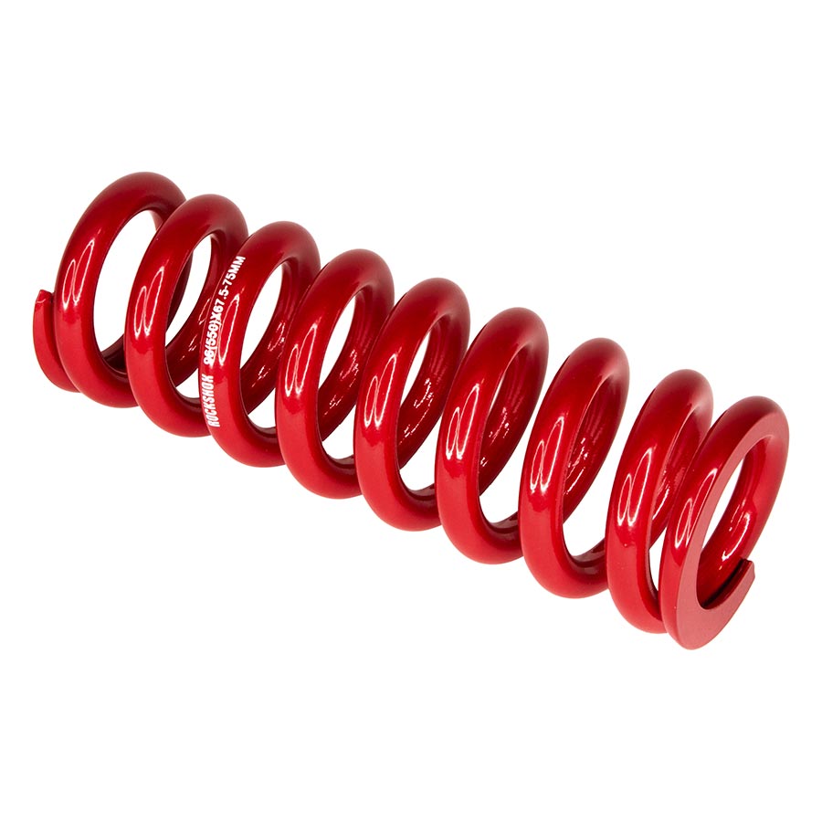 RockShox Metric Coil Spring - 174mm Length 67.5 - 75mm Travel 350 lb Electric Red