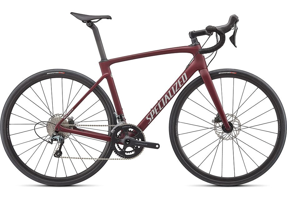 2022 Specialized roubaix bike maroon/silver dust/black reflective 54