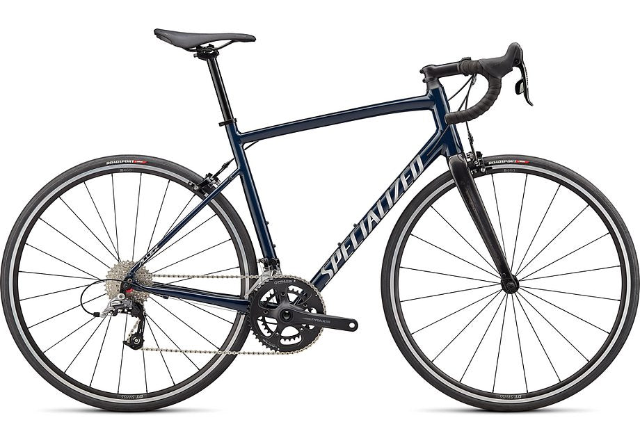 2022 Specialized allez e5 elite bike gloss cast blue/flake silver/carbon 44