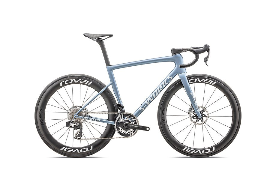 2024 Specialized tarmac S-Works ltd bike satin glacial metallic/gloss metallic white silver 44