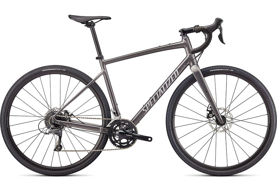 2024 Specialized diverge e5 bike satin smoke/cool grey/chrome/clean 44