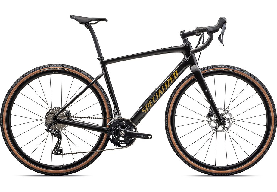 2023 Specialized diverge comp carbon bike gloss obsidian/harvest gold metallic 56