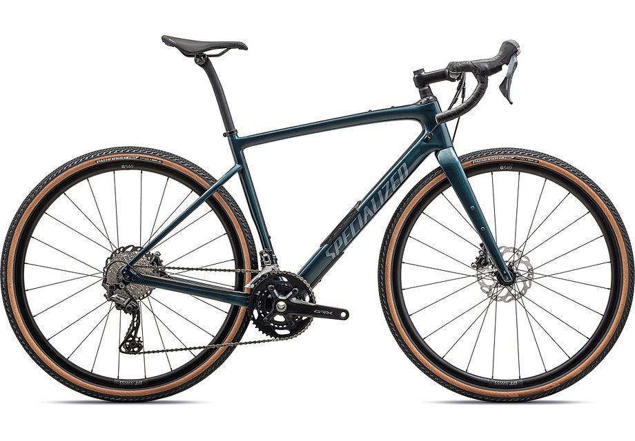 2023 Specialized diverge comp carbon bike gloss metallic deep lake granite/pearl 54