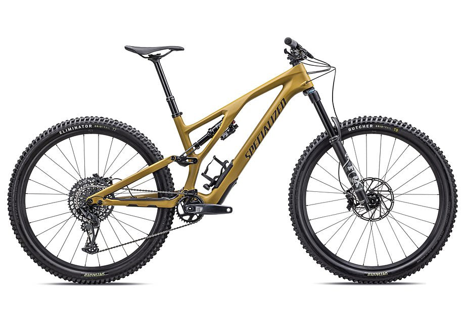 2024 Specialized Stumpjumper evo comp bike satin harvest gold / midnight shadow s1