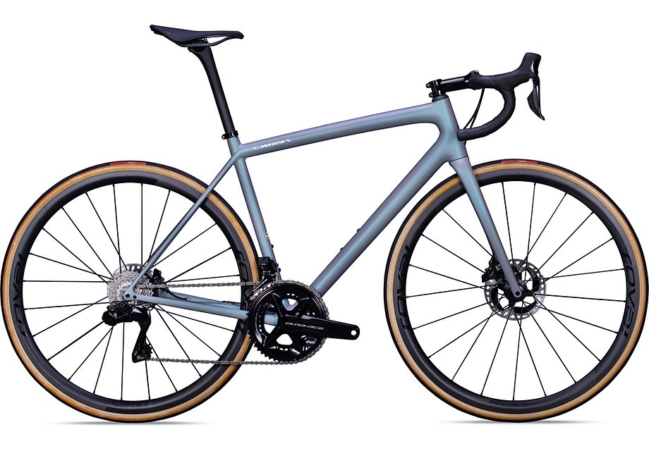 2022 Specialized aethos S-Works di2 bike cool grey/chameleon eyris tint/brushed chrome 61