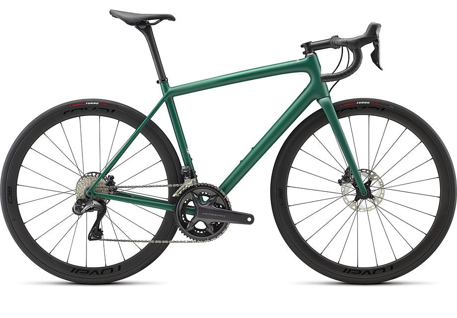 2024 Specialized aethos expert bike pine green / white 49