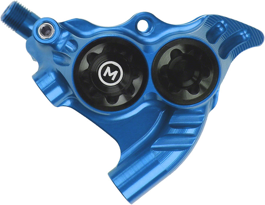 Hope RX4+ Disc Brake Caliper - Rear Flat Mount Direct +20mm Mineral Oil Blue