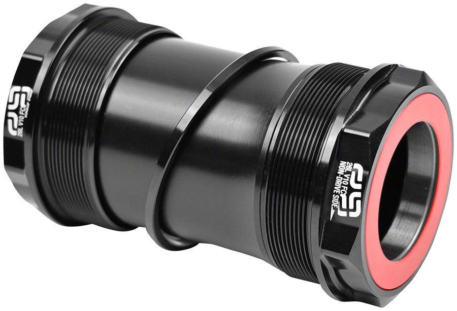 e*thirteen T47 Threaded Bottom Bracket - 68/73mm For 30mm Spindle Black