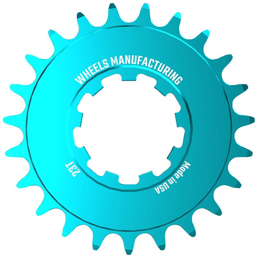 Wheels Manufacturing SOLO-SPEED Cog - 23t Fits SOLO-SPLINE SOLO-XD kits Teal