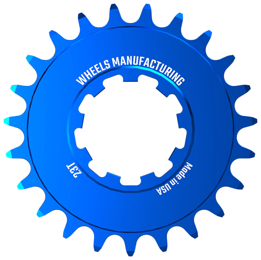 Wheels Manufacturing SOLO-SPEED Cog - 23t Fits SOLO-SPLINE SOLO-XD kits Blue