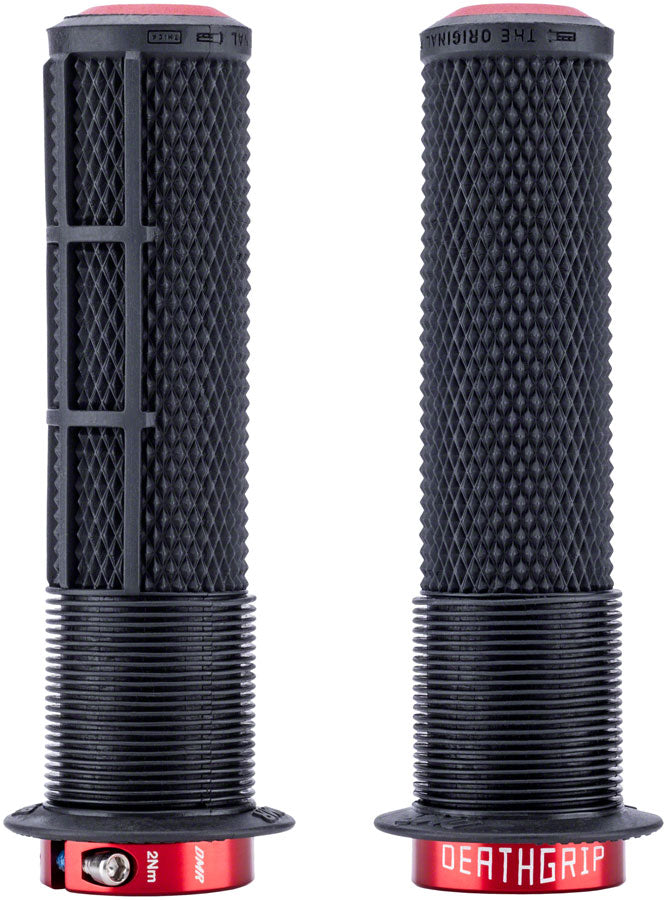 DMR DeathGrip 2 Race Edition Grips - Thick Lock-On Black Flanged