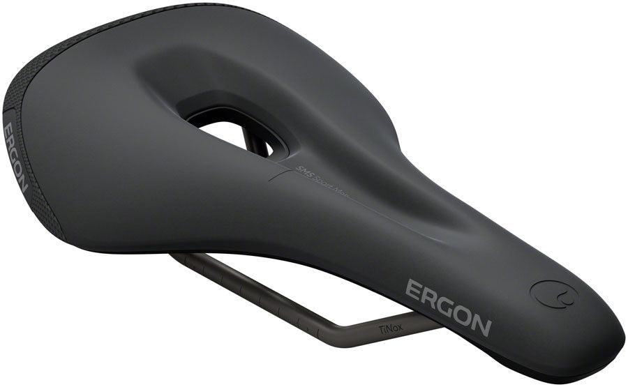 Ergon SMS Sport Saddle - TiNox XP Black Mens Small/Medium