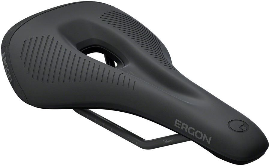 Ergon SMS Comp Saddle - TiNox SL Black Mens Small/Medium