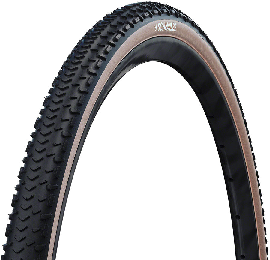 Schwalbe G-One RX Tire - 700 x 50 Tubeless Folding BLK/Transparent Evolution Line Pro Addix Race