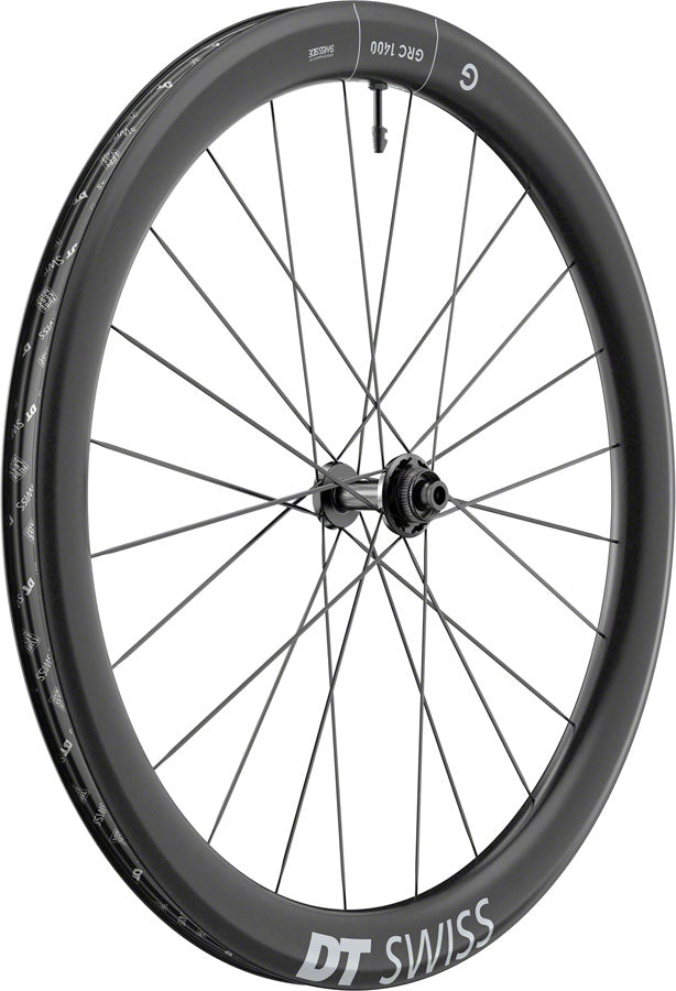 DT Swiss GRC 1400 DICUT 50 Front Wheel - 700c 12 x 100mm Center-Lock Black