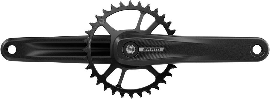 SRAM S100 Eagle Crankset - 165mm 32t Steel Chainring Aluminum Crankarms For Powerspine Bottom Bracket BLK 49mm Chainline B1