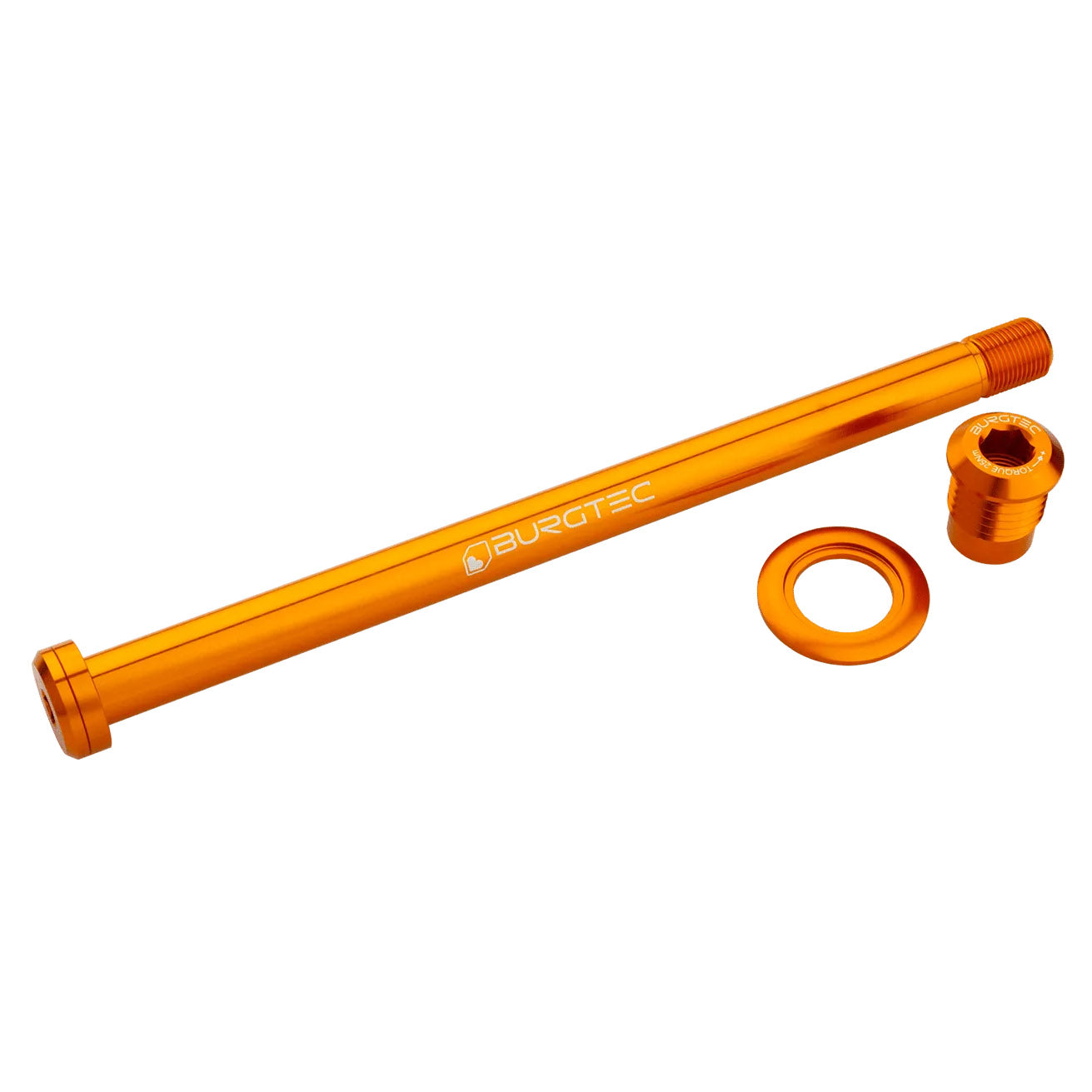 Burgtec Trek 184.5mm Rear Axle - Iron Bro Orange