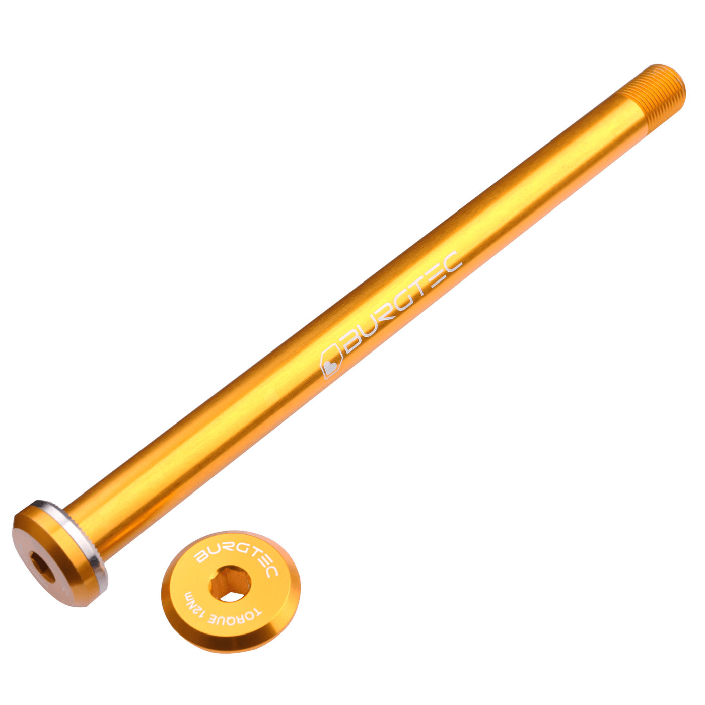 Burgtec Santa Cruz Rear Axle 12x168.5mm - Bullion Gold