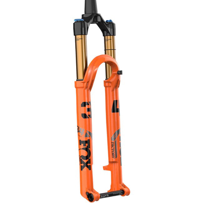 FOX 34 Step-Cast Factory Suspension Fork - 29" 120 mm 15 x 110 mm Kabolt 44mm Offset GRIP SL Damper 3-Position Shiny Orange