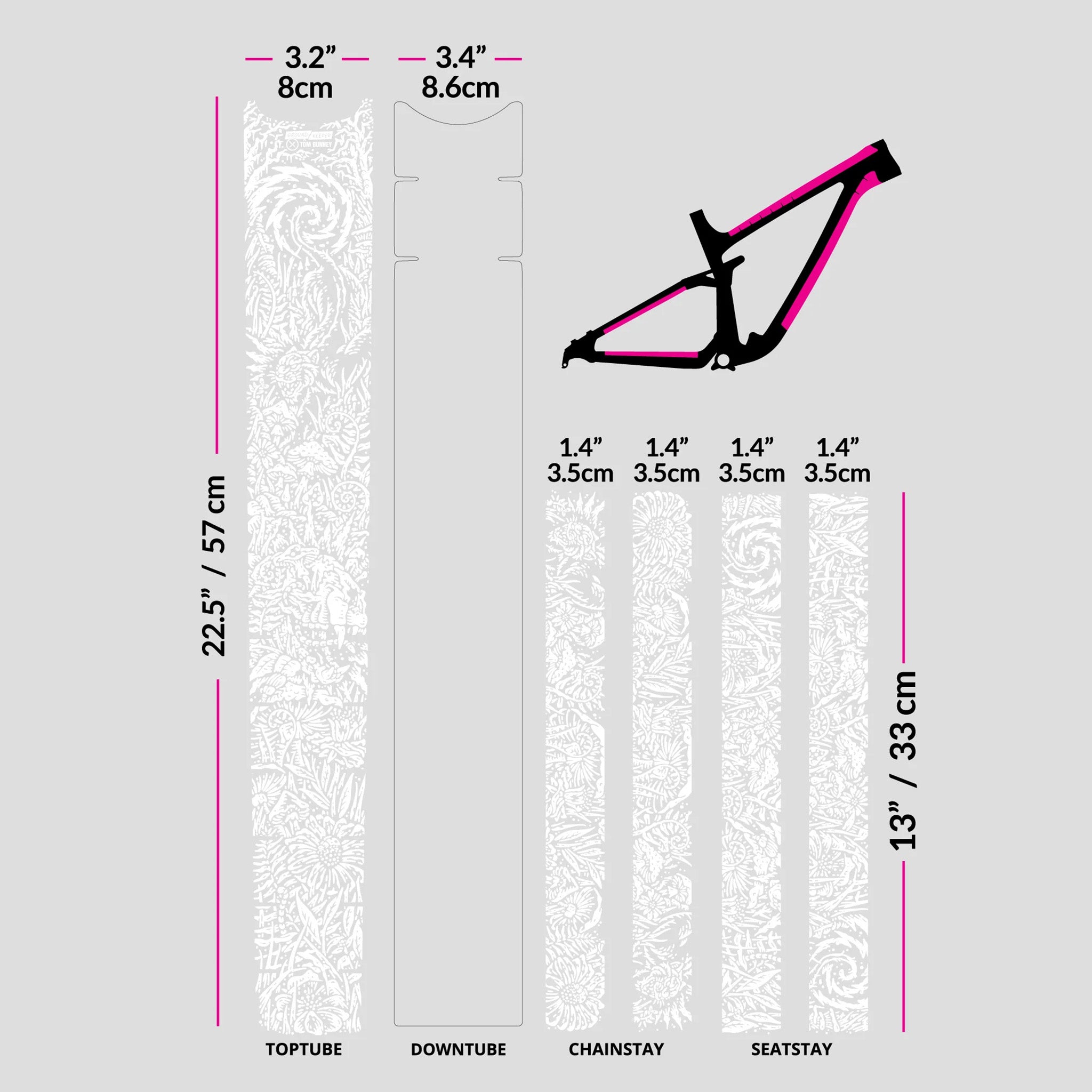 Ground Keeper Frame Keeper Pedalhead Bone Matte