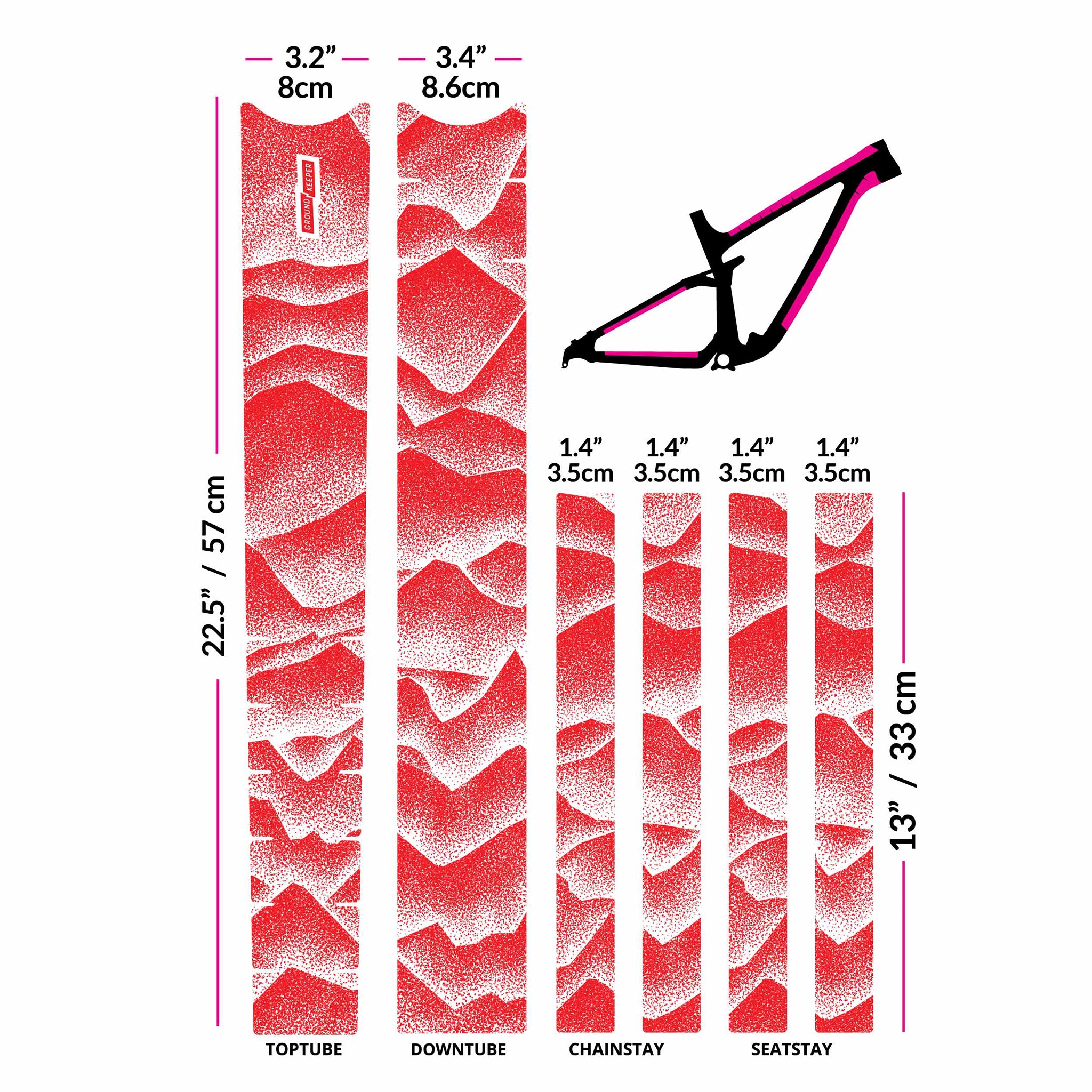 Ground Keeper Frame Keeper Ridgelines Strawberry Matte