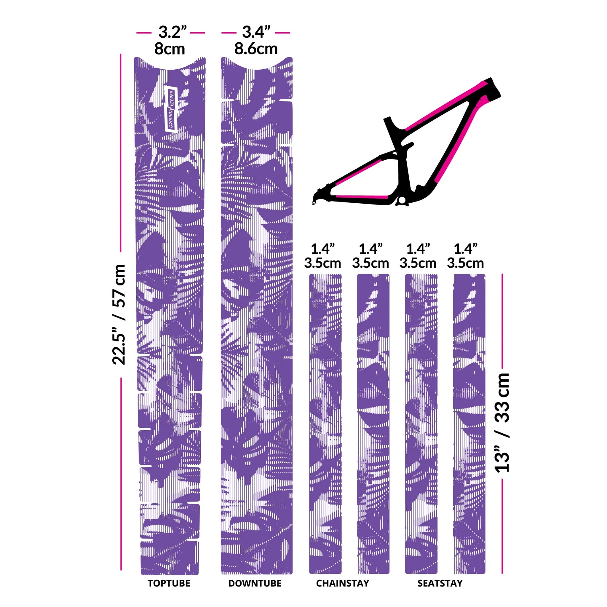 Ground Keeper Frame Keeper Tropical Glitch Grape Matte