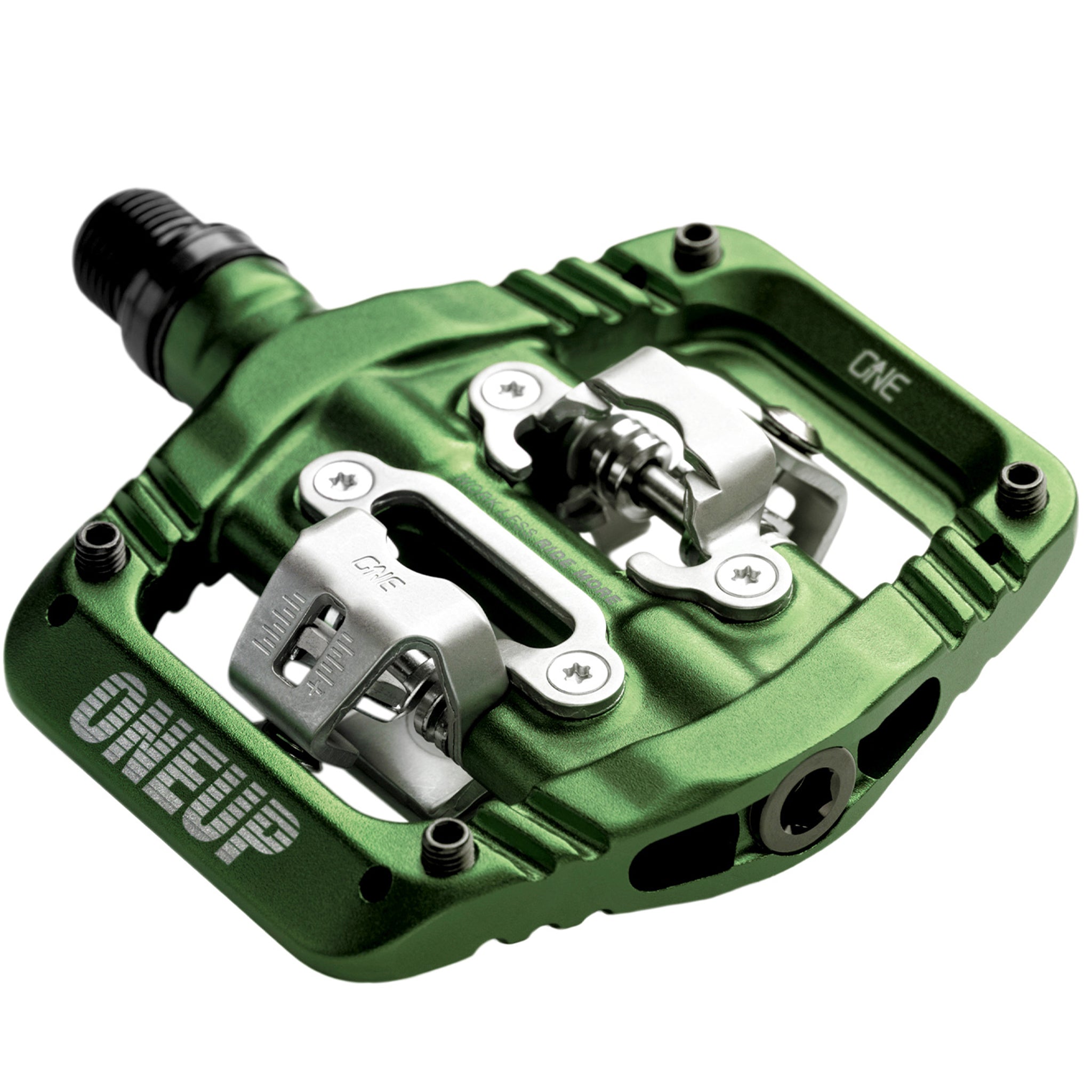 OneUp Components Clip Pedals CrMo Dark Green