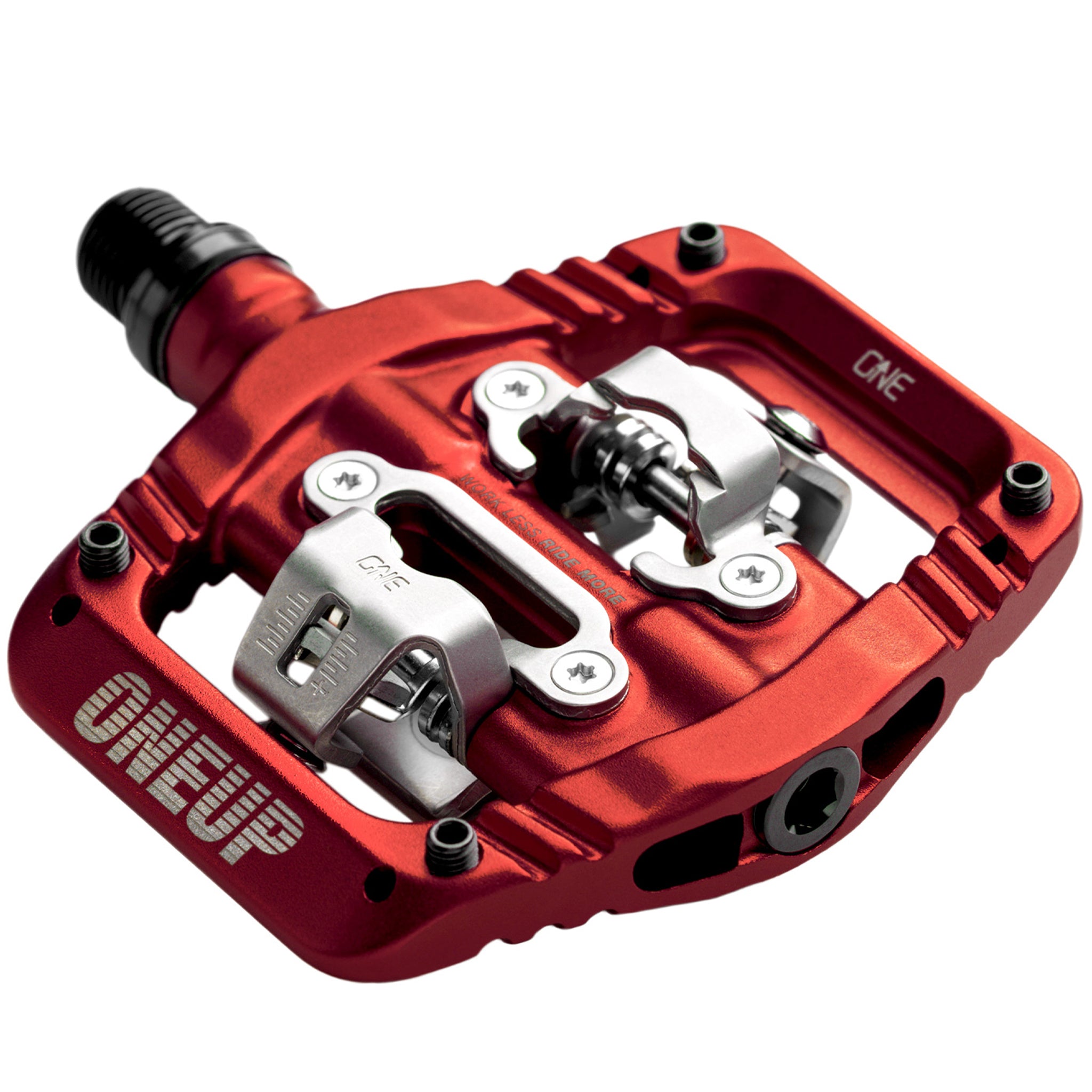 OneUp Components Clip Pedals CrMo Red