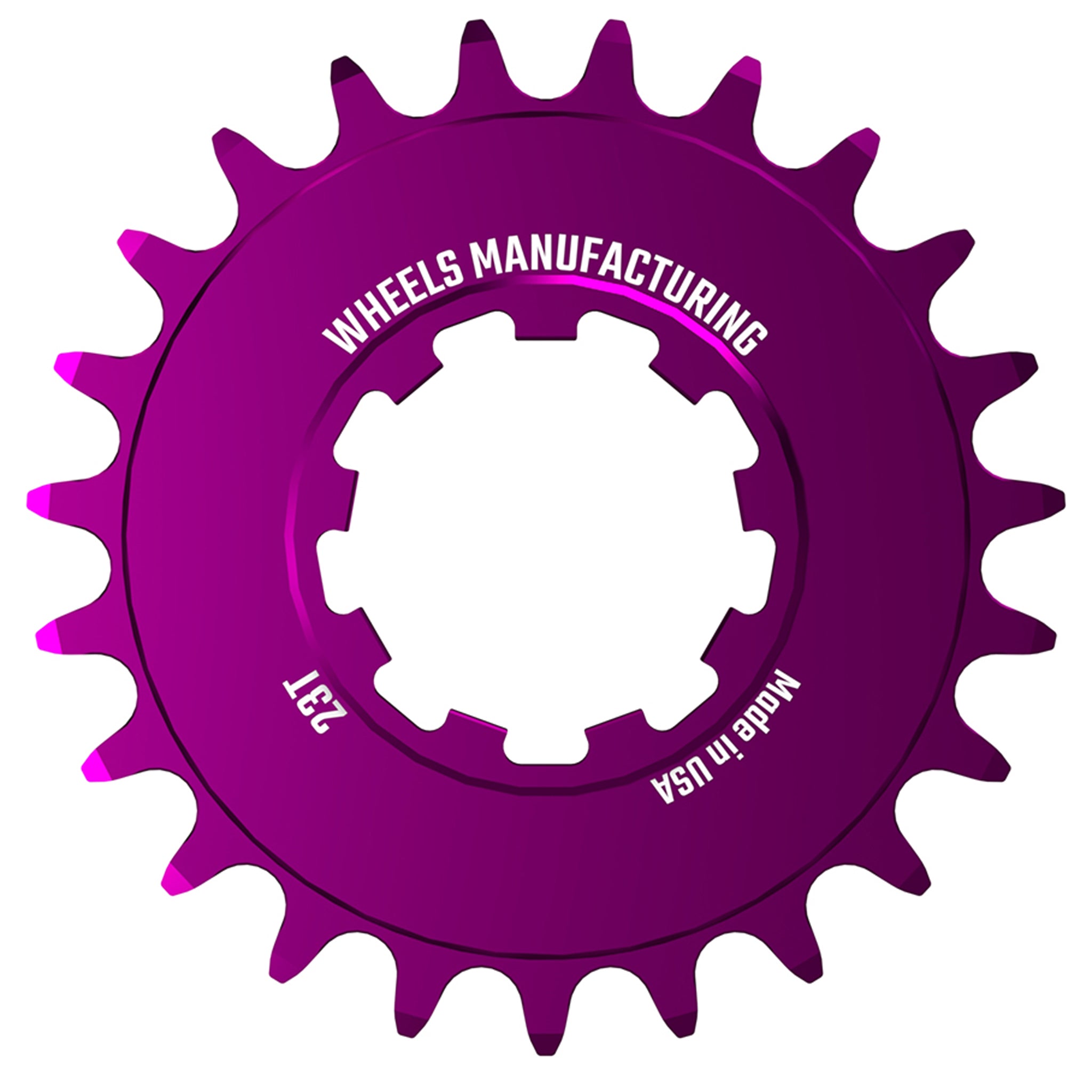 Wheels Manufacturing SOLO-SPEED Cog - 23t Fits SOLO-SPLINE SOLO-XD kits Purple