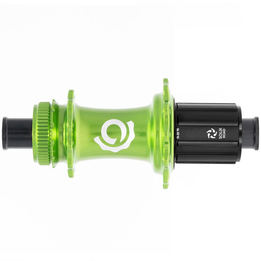 Industry Nine Solix G Classic Rear HG11 Disc Hub Rear 24H 12mm TA 142mm Shimano HG 11 Lime