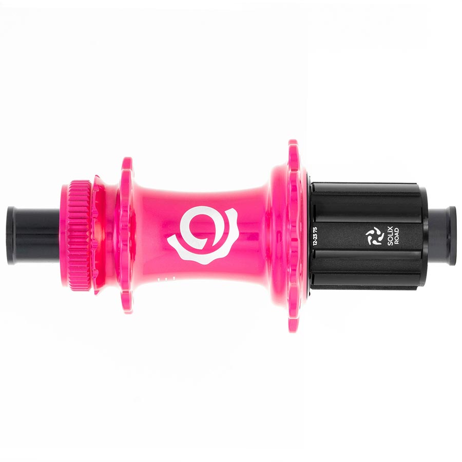 Industry Nine Solix G Classic Rear HG11 Disc Hub Rear 24H 12mm TA 142mm Shimano HG 11 Pink