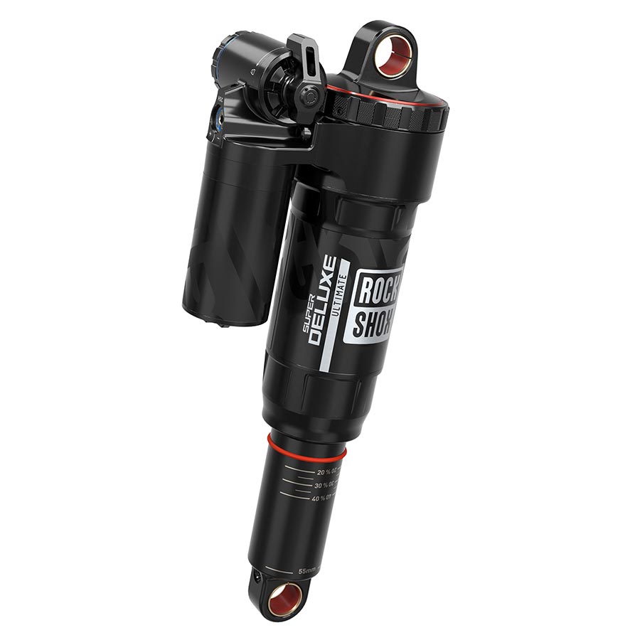 RockShox Super Deluxe Ultimate RC2T Rear shock 230x60 Shaft Eyelet: Standard Body Eyelet: Bearing Linear Air 0Neg/1Pos Tokens LinearReb/MComp 320lb Lockout