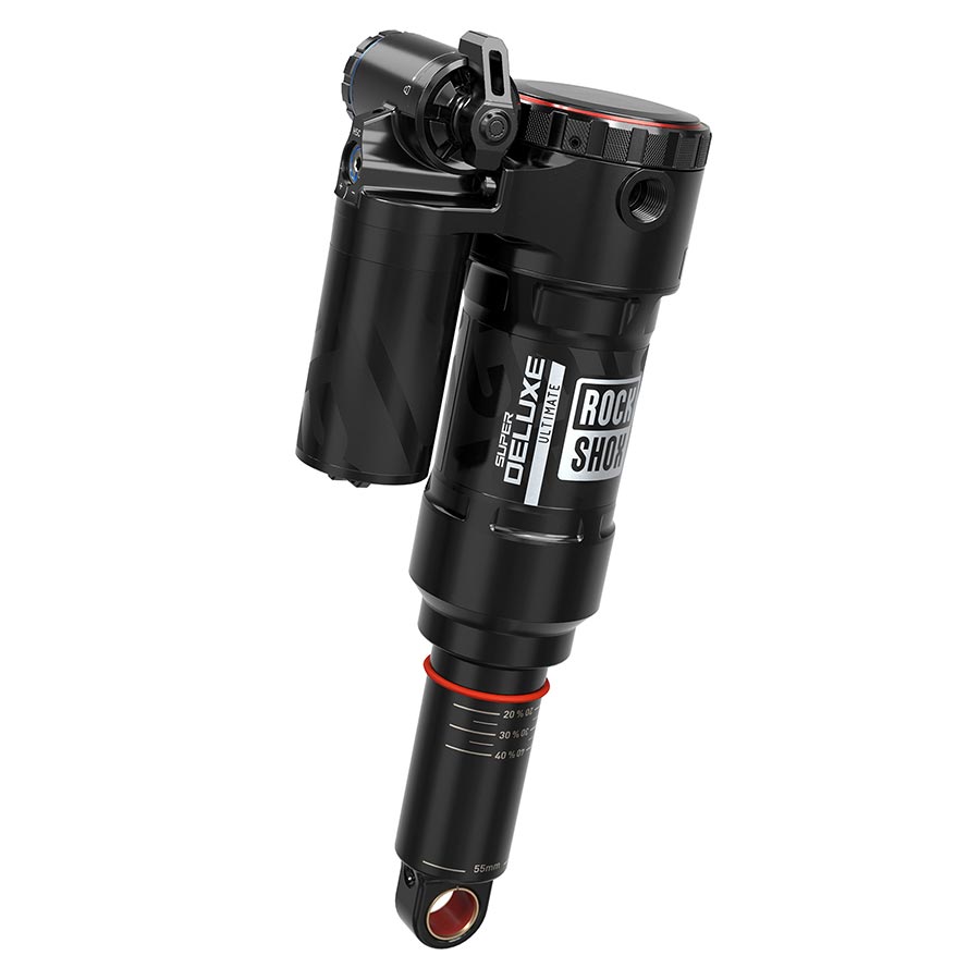 RockShox Super Deluxe Ultimate RC2T Rear shock 205x65 Shaft Eyelet: Trunnion Body Eyelet: Standard Linear 0 Neg/1 Pos Token Linear Reb/LowComp 320lb Threshold