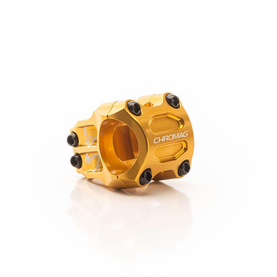 Chromag Riza Stem Diameter: 35mm Length: 45mm Steerer: 1-1/8 0° Gold