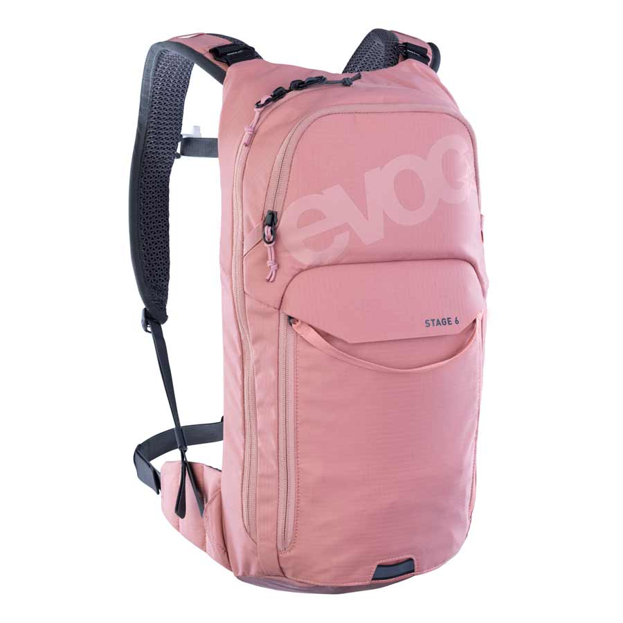 EVOC Stage 6 + 2L Bladder Hydration Bag Volume: 6L Bladder: Included (2L) Dusty Pink