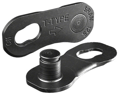 SRAM Eagle T-Type PowerLock Flattop Connector Link - 12-Speed For Eagle T-Type Flattop Chain Only PVD Coated BLK 50 Pack