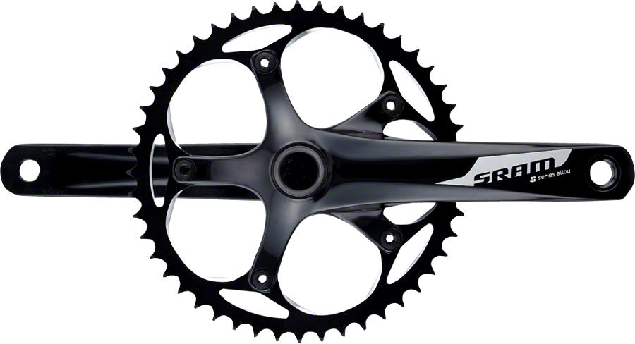 SRAM S-300 1.1 Courier Crankset - 170mm Single Speed 48t 130 BCD GXP Spindle Interface BLK