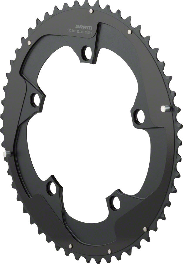 SRAM Red 22 53T x 130mm BCD YAW Chainring with Two Pin Positions B2