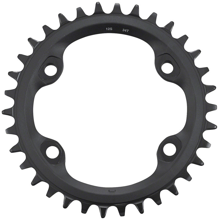 Shimano FC-MT610 Chainring - 34t 12-Speed Asymmetric 96 BCD Black