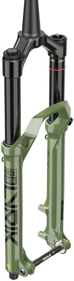 RockShox Lyrik Ultimate Charger 3 RC2 Suspension Fork - 27.5" 150 mm 15 x 110 mm 44 mm Offset Green D1