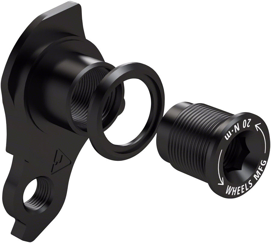 Wheels Manufacturing Universal Derailleur Hanger - 404-02 For Frames designed to accept SRAM UDH BLK