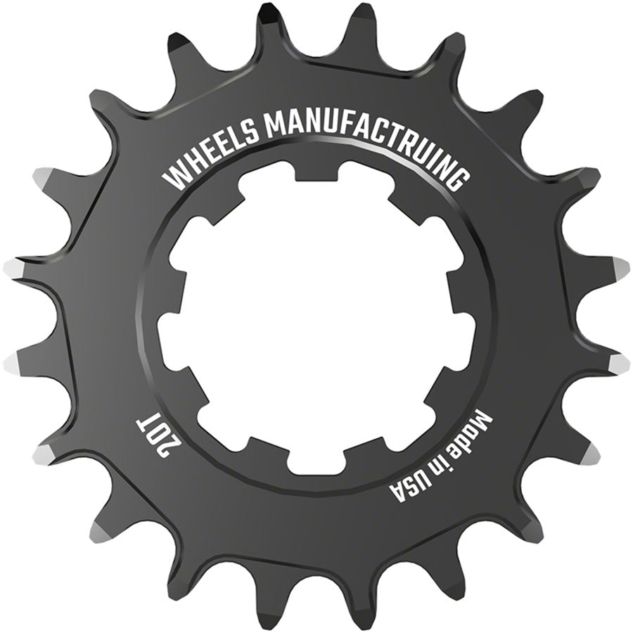 Wheels Manufacturing SOLO-SPEED Cog - 20t Fits SOLO-SPLINE SOLO-XD kits BLK