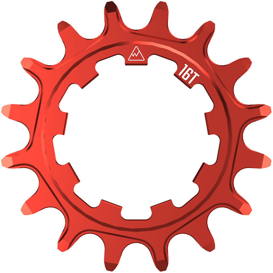 Wheels Manufacturing SOLO-SPEED Cog - 16t Fits SOLO-SPLINE SOLO-XD kits Red