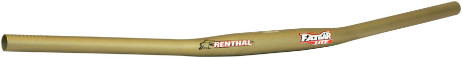 Renthal FatBar Lite Zero Rise Handlebar: 31.8mm 0x780mm Gold