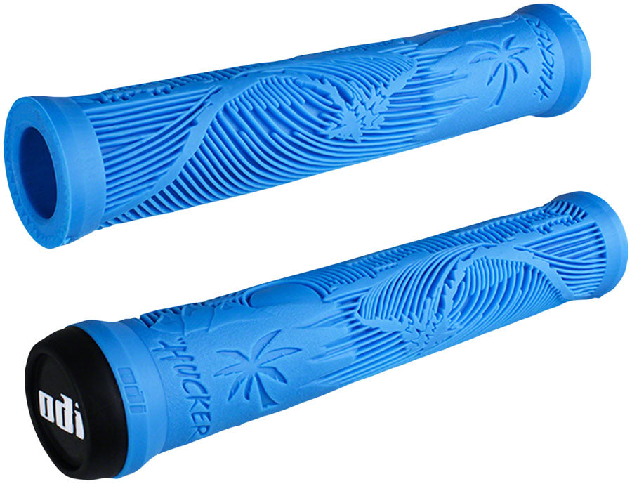 ODI Hucker Grips - Blue Flangeless