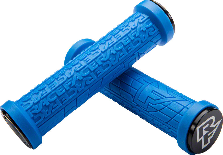 RaceFace Grippler Grips - Blue Lock-On 33mm