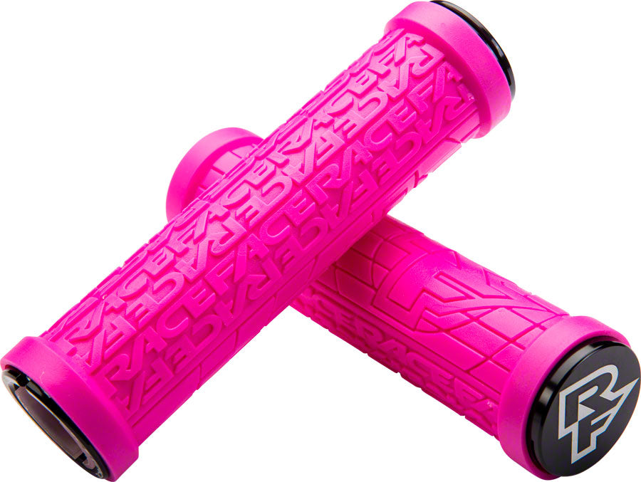 RaceFace Grippler Grips - Magenta Lock-On 33mm