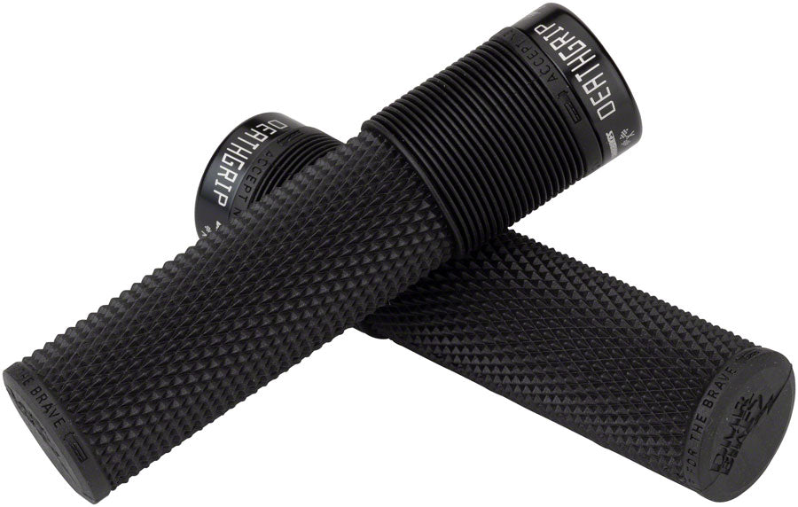 DMR DeathGrip Race Edition Grips - Thin Flangeless Lock-On Black