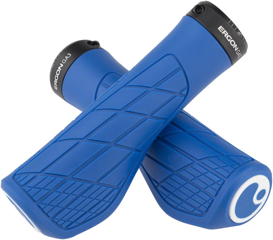 Ergon GA3 Grips - Midsummer Blue Lock-On Large